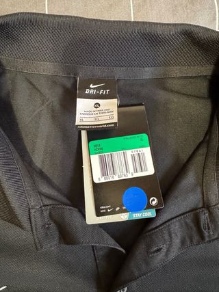 Polo Nike Negro Blanco Talla XL Nuevo