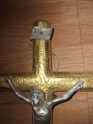 Cruz Vintage Metal, Madera y Escayola