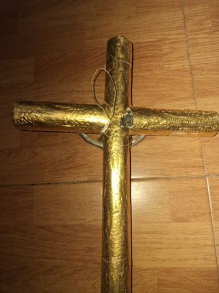 Cruz Vintage Metal, Madera y Escayola