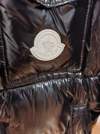 Chaqueta Moncler Negra Brillante