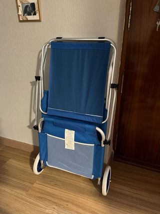 Silla/Hamaca Azul con Ruedas