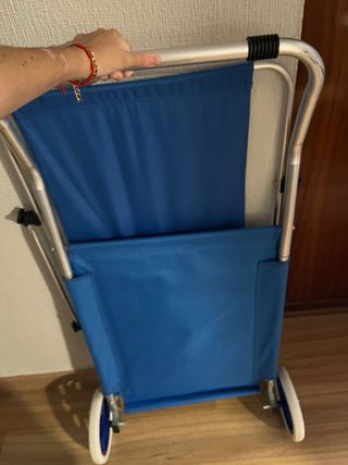 Silla/Hamaca Azul con Ruedas