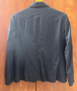 Chaqueta de vestir Mango Negra Talla XXL