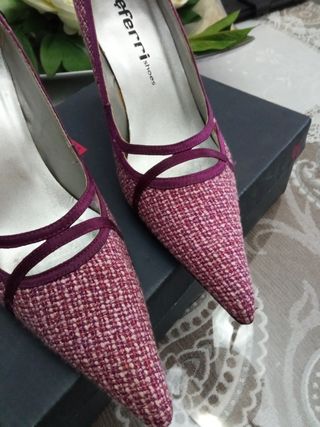 Zapatos Eferri Rosa y Morado