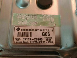 Centralita del motor Kia 391192B260 39119-2B260 9001090051KD GEDVA44CFS1-500