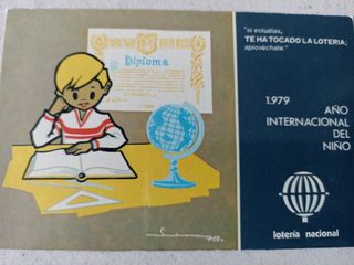8 Postales Antiguas: Loteria Nacional +otros temas
