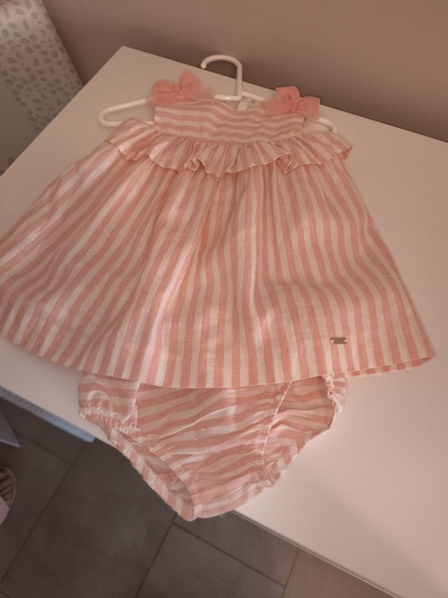 Vestido y braguita Mayoral 12/18 meses