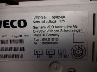 Cuadro de instrumentos / Iveco Daily 504055190 VDO 155160100103