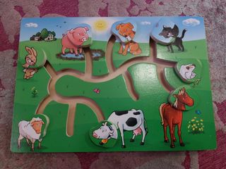 Rompecabezas de madera Innovakids animales granja