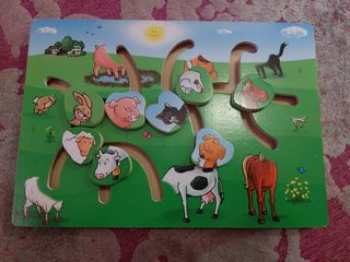 Rompecabezas de madera Innovakids animales granja