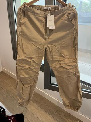Pantalón Mango Beige Talla M