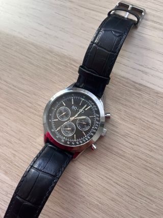 Reloj SO&CO New York Hombre Negro/Plata