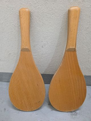 Palas de madera para la playa