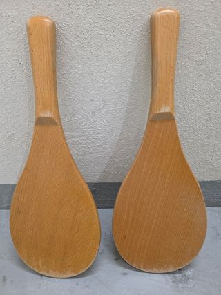 Palas de madera para la playa