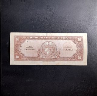 🇨🇺 Billete 10 Pesos Cuba 1960