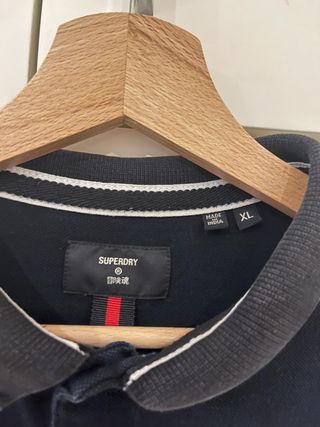 Polo Superdry Negro Talla XL