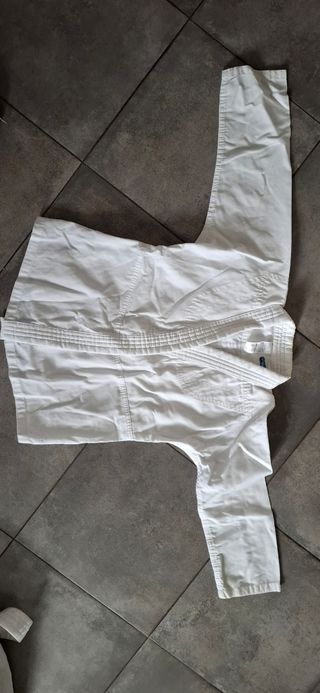 Abiti per Judo/Karate/Taekwondo, Bianco e Giallo