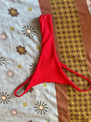 Bañador Tanga Rojo