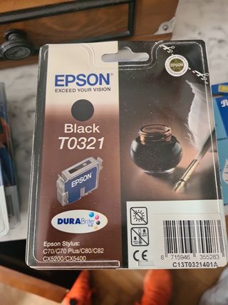 Cartucho Tinta Epson T0321 Negro para c70