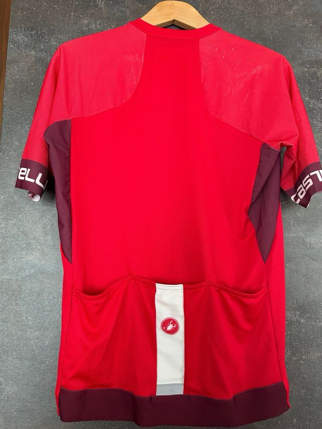 Maillot Ciclismo Castelli Talla L Rojo
