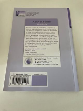 Spy In Siberia 3ºeso Activity Readers