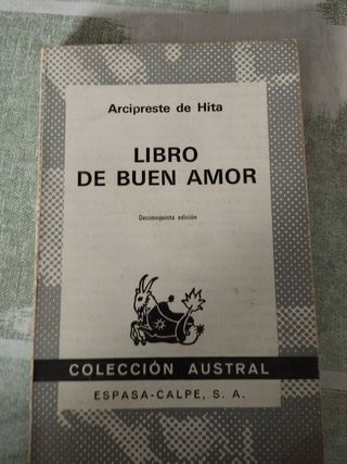 Libro de Buen Amor Arcipreste de Hita