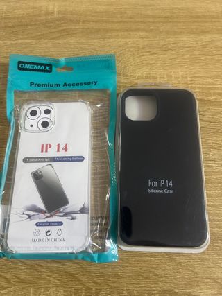 Pack 2 Fundas Silicona iPhone 14 Nuevas