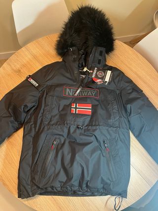 Chaquetón Geographical Norway Negro