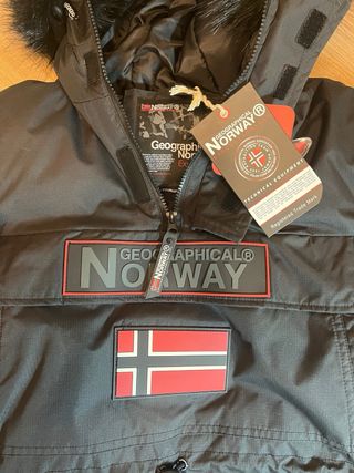 Chaquetón Geographical Norway Negro