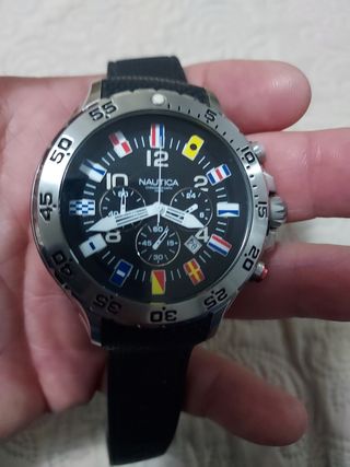 Orologio Nautica Cronografo Quadrante Nero