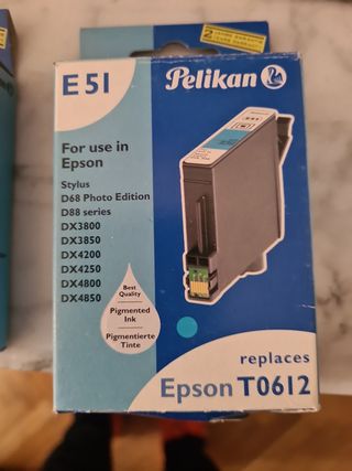 Cartucho Tinta Pelikan E53 para Epson