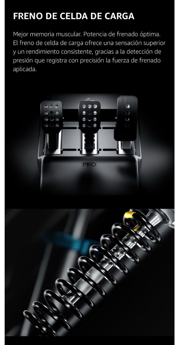 Pedales Logitech Pro Simulación