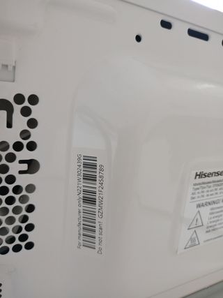 Microondas 20 litros Grill Hisense