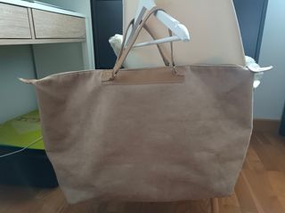 Bolsa de viaje beige