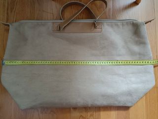 Bolsa de viaje beige