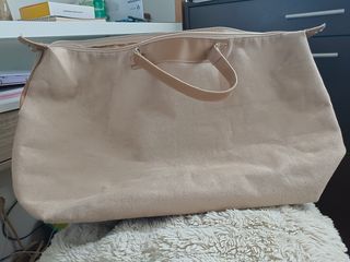 Bolsa de viaje beige