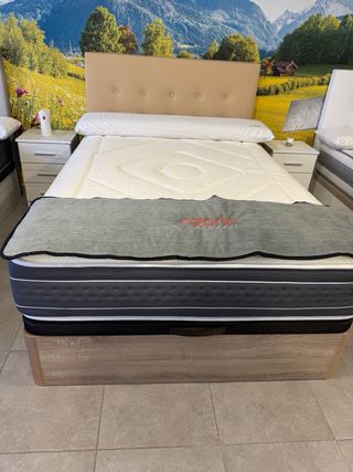 Colchónes Infinito Premium muelles+ visco latex.