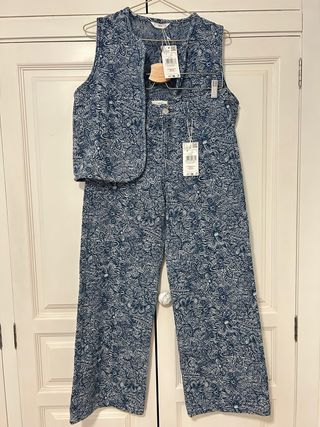 Conjunto Mango Teen Chaleco y Pantalón