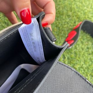 Borsa Twinset nera con cuori rossi