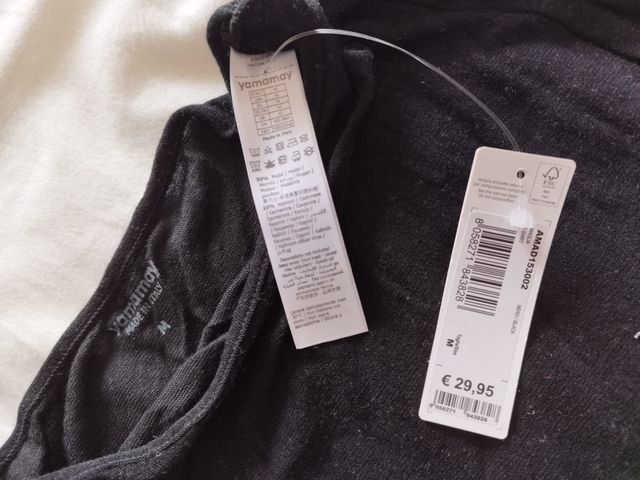 Yamamay Maglia Cashmere Nera Taglia M