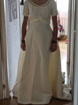 Vestido de Novia blanco roto