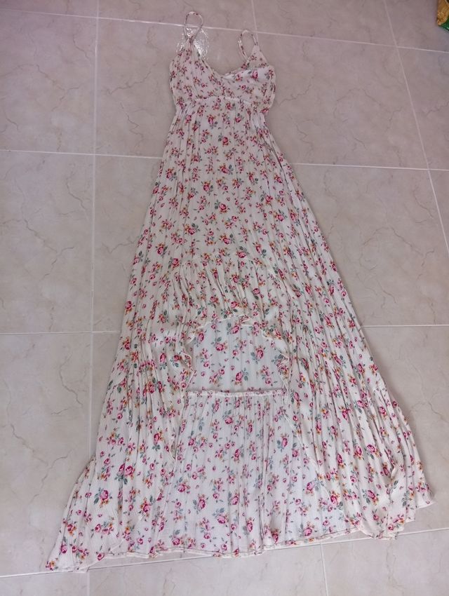 Vestido floral desigual