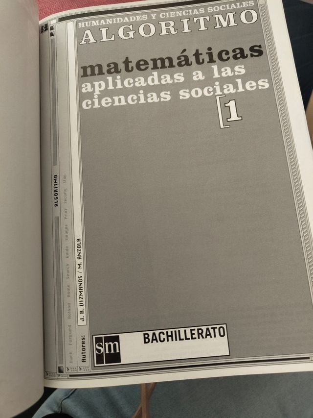 Algoritmo Matemáticas aplicadas a las ciencias ...