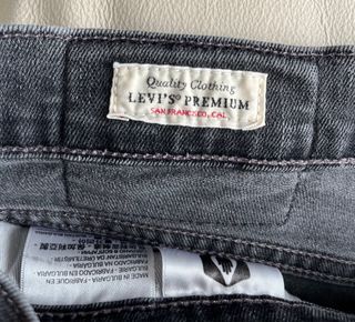 Pantalones Levi's 502 Gris (Talla 34-34) 