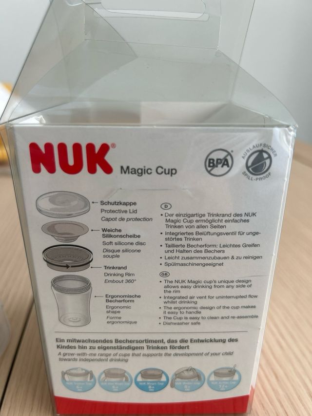 Vaso entrenador NUK Magic Cup 230 ml