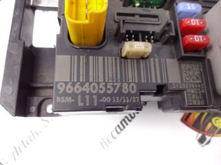 BCM Caja de fusibles Peugeot 207 9664055780 BSM-L11-00