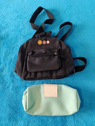 Lote: Mochila, Neceser y Bolso Cadena