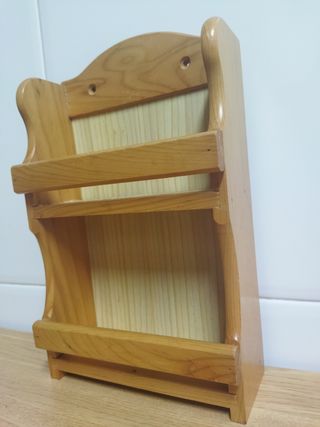 Especiero de madera antiguo REBAJADO