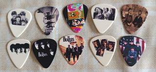 Colección púas de guitarra The Beatles