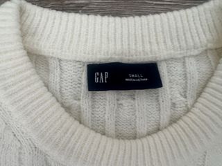 Jersey GAP Blanco Trenzado Talla M